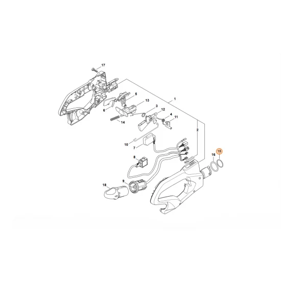 STIHL  Okrągły pierścień uszczelniający26,7x1,78 9645 945 3198